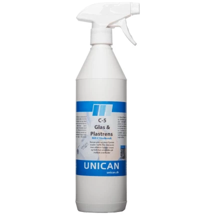 Unican C-5 glas- & plastrens, pumpespray 750ml Unican C-5 glas- & plastrens, pumpespray 750ml