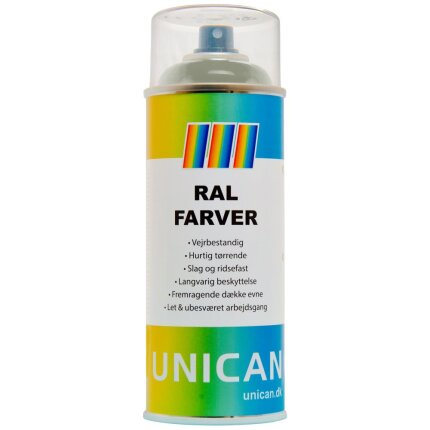 Unican RAL6005 mosgrøn spraymaling 400ml