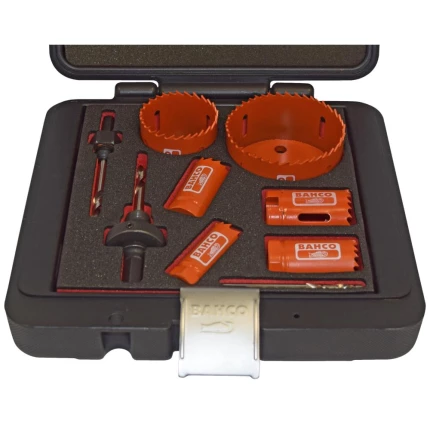 Hulsavsæt t/el 3834-SET-63-76 20-76mm, 9 dele