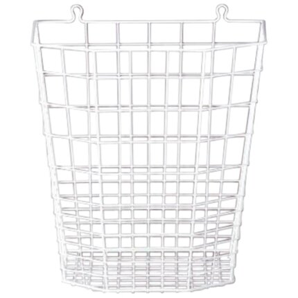 Trådkurv hvid affald 20 ltr