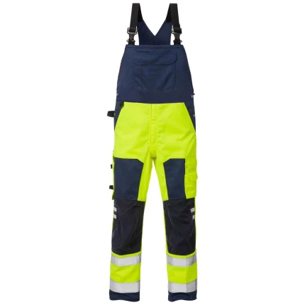 Hi-Vis overalls kl.2 1015 gul/marine C48