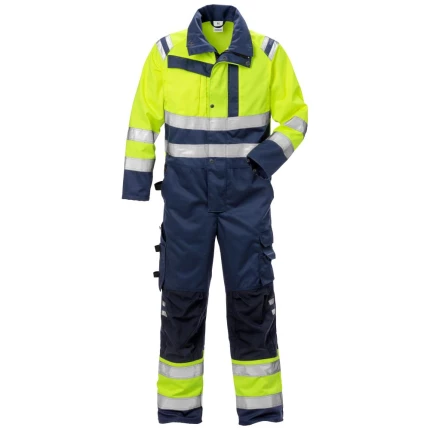 Hi-Vis kedeldragt kl.3 8026 gul/marine 2XL