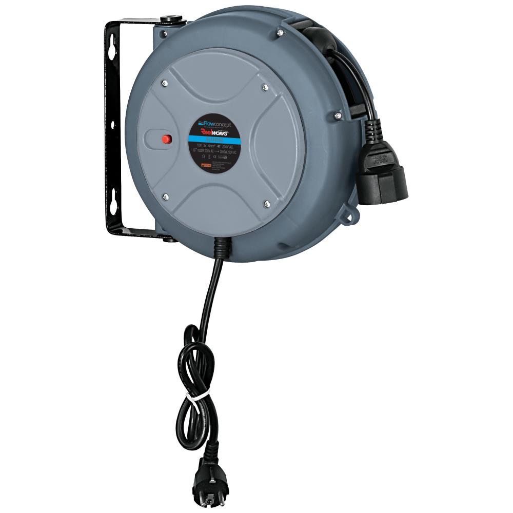 Aut. kabelopruller mini IP42 3G1,5 10mtr DK-stik Aut. kabelopruller mini IP42 3G1,5 10mtr DK-stik