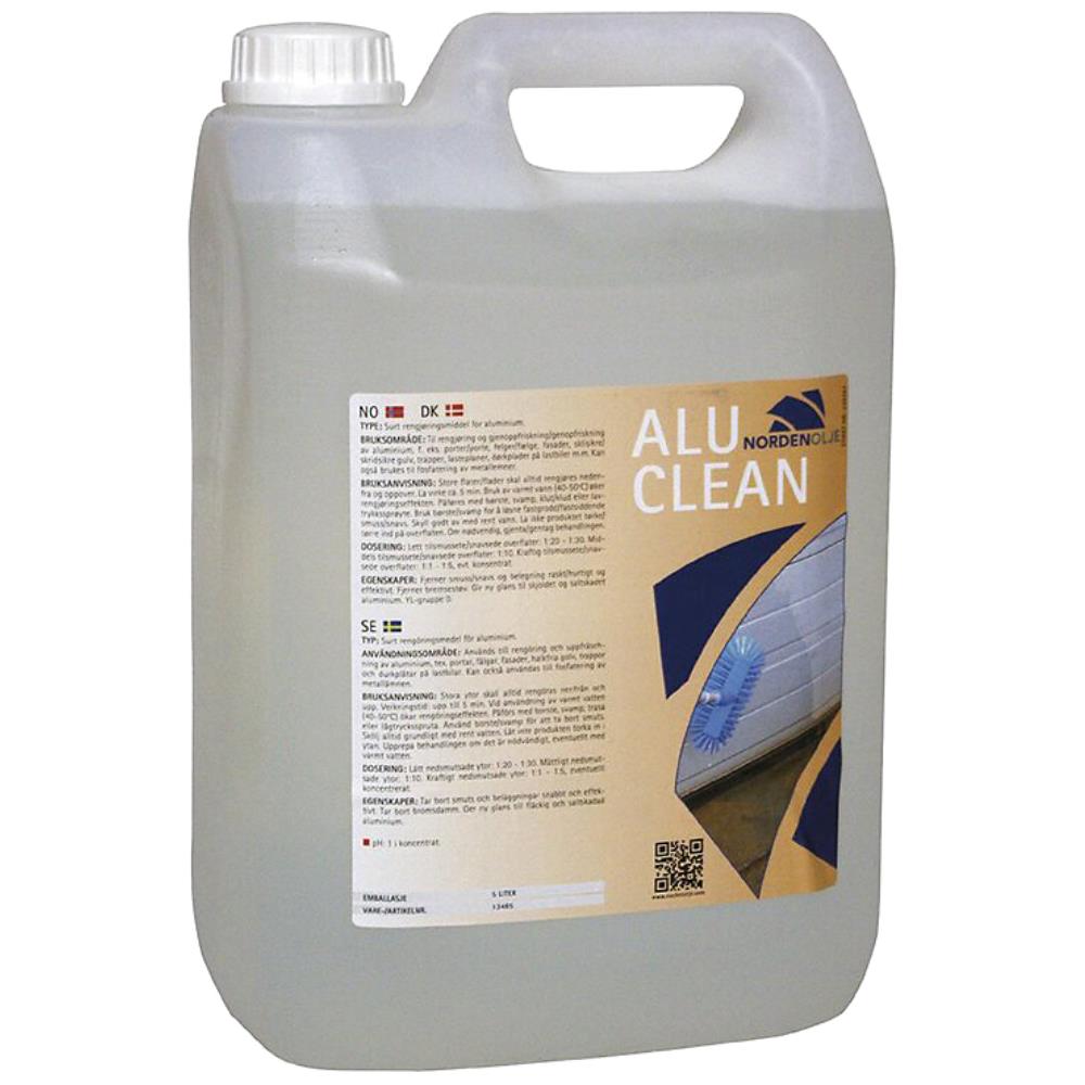 Norden Olje Alu Clean rengøringsmiddel, 5ltr Norden Olje Alu Clean rengøringsmiddel, 5ltr