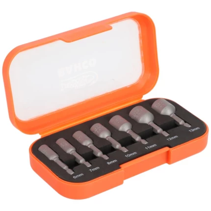 Slag-boltbitsæt 1/4″ 6kt 6-13mm, 7stk