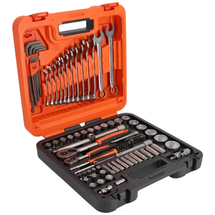 Topnøglesæt m/nøgler S98MC1H 1/4″+1/2″, 98 dele