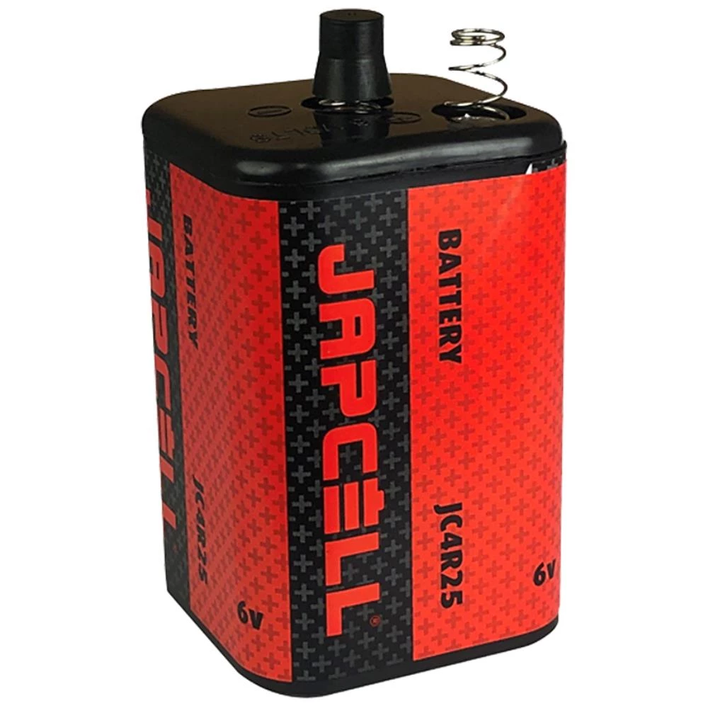 Japcell tørbatteri m/fjeder 4R25 6V Japcell tørbatteri m/fjeder 4R25 6V