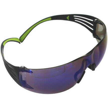 Beskyttelsesbrille SecureFit 400 blå spejl AS