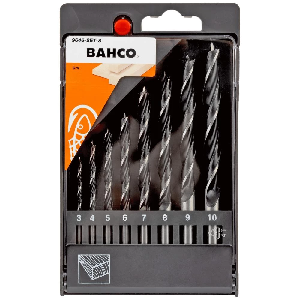 Dybelbor til træ 3-10mm, sæt 8 stk Dybelbor til træ 3-10mm, sæt 8 stk