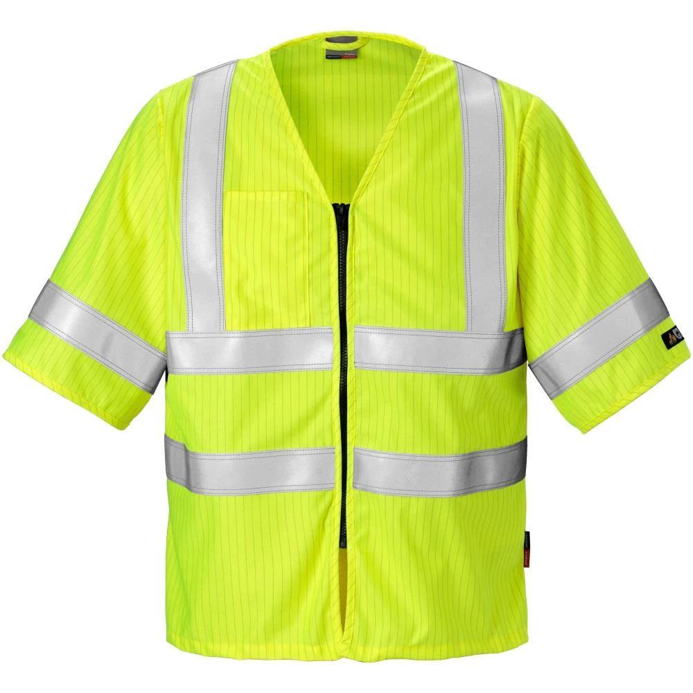 Flame Hi-Vis vest kl.3 gul XL Flame Hi-Vis vest kl.3 gul XL