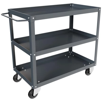 Lagervogn m/3 hylder, RAL7016