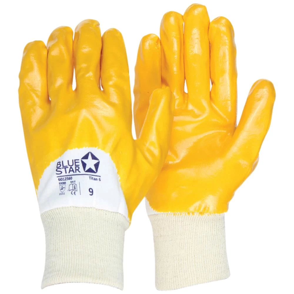 Bluestar Titan 6 handske 1/2-dyp nitril 6012560 Bluestar Titan 6 handske 1/2-dyp nitril 6012560