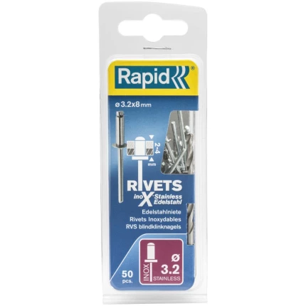 Rapid blindnitter rf. ø3,2×8 pk/50
