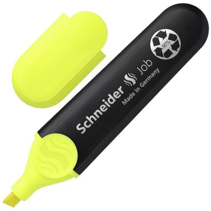 Schneider Highlighter Job markeringstusch, gul