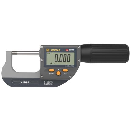 Sylvac digital-mikrometer S_Mike PRO 0-30mm IP67