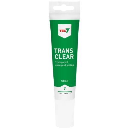 Tec7 Trans7 lim/fugemasse, transparent, tube 100ml