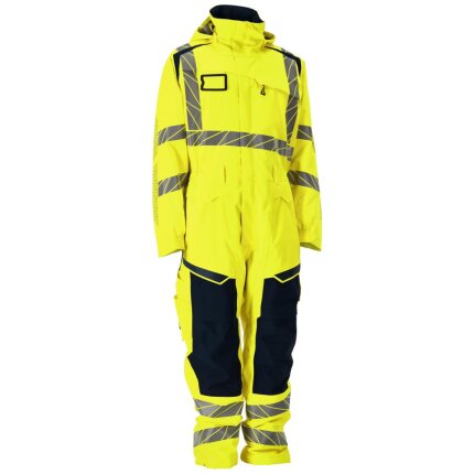 Acc. vinterkedeldragt hi-vis gul/mørk marine XS