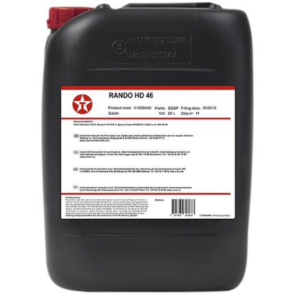 Rando hydraulikolie HD68, 20 ltr