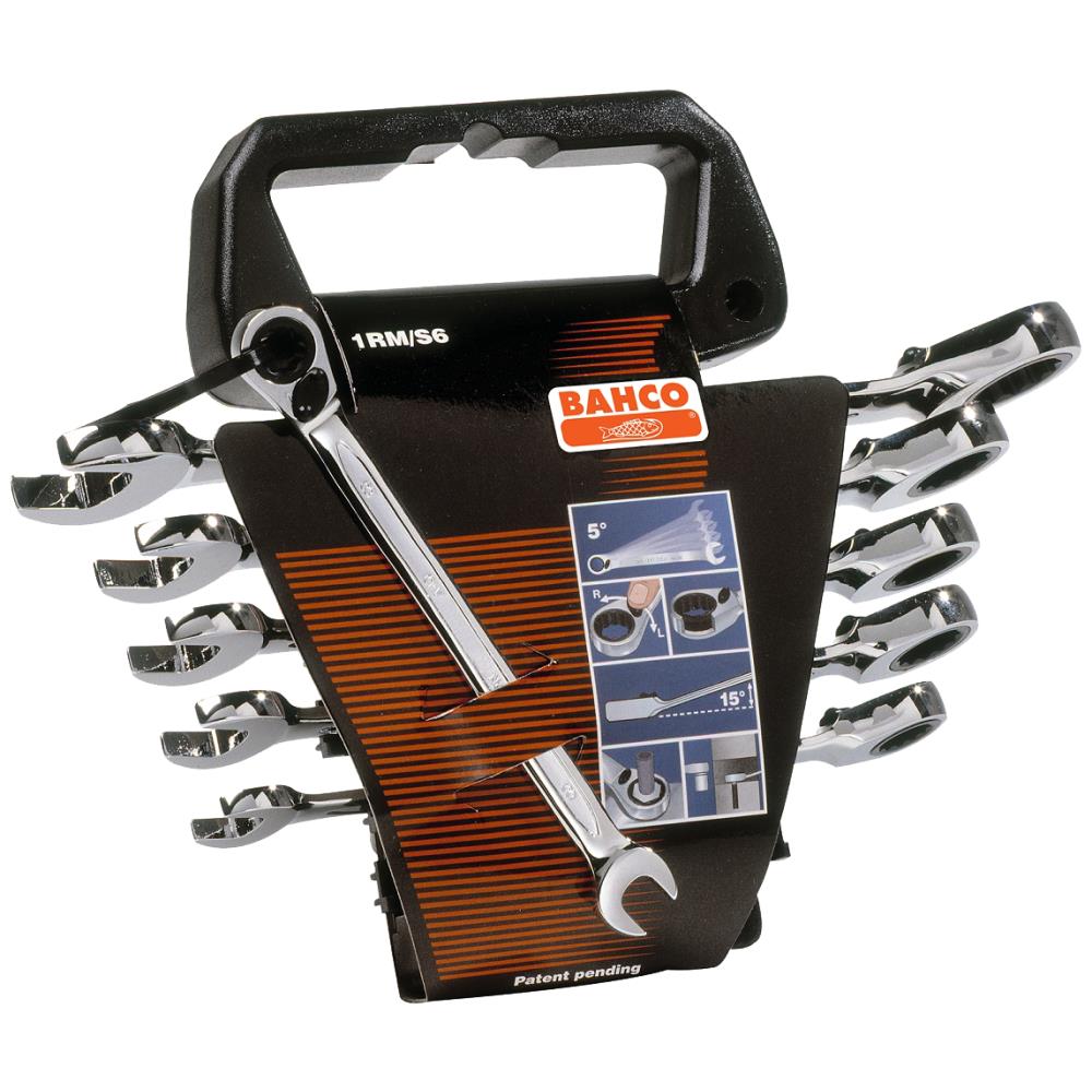 Ringskraldenøglesæt 1RM/SH6 8-17mm Ringskraldenøglesæt 1RM/SH6 8-17mm