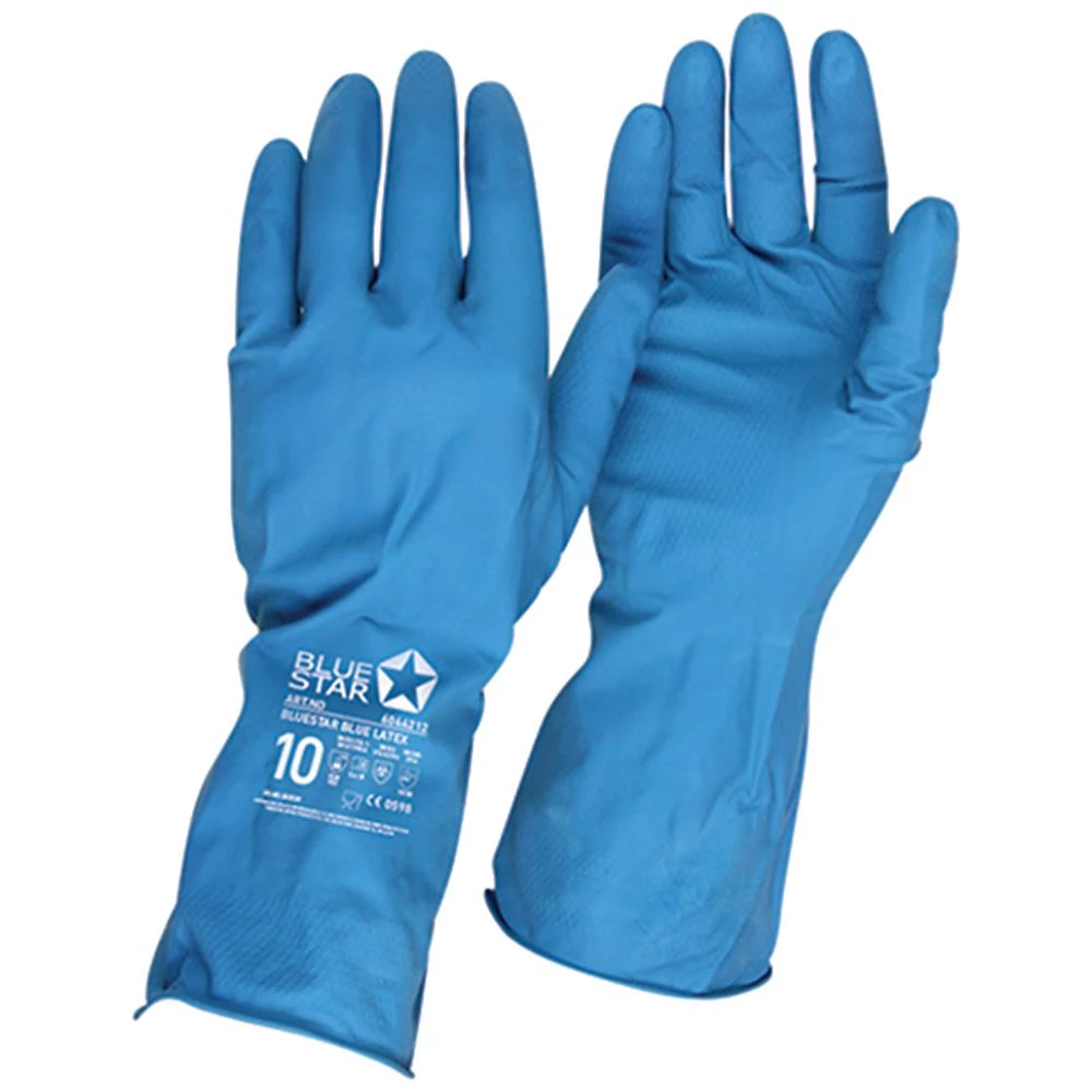 Bluestar gummihandske latex 28cm/0,4mm Bluestar gummihandske latex 28cm/0,4mm