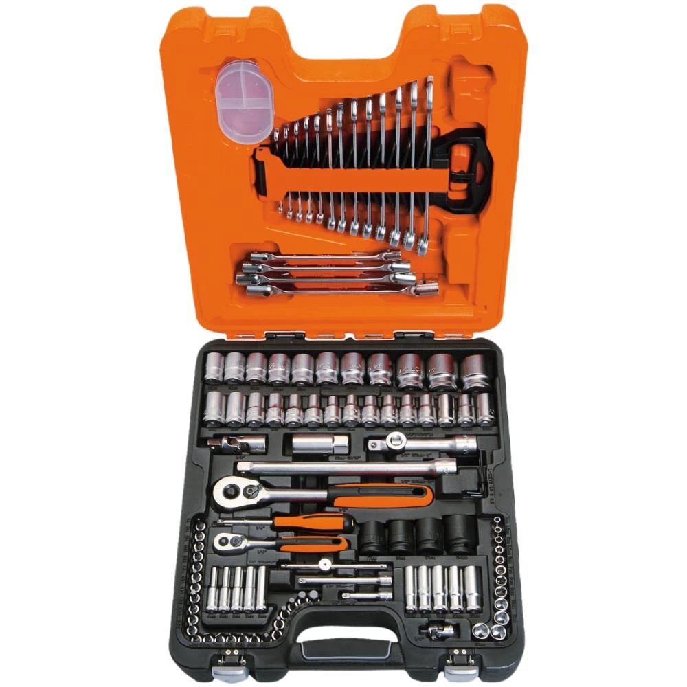 Topnøglesæt mm 1/4″+1/2″ firk. S108 Topnøglesæt mm 1/4″+1/2″ firk. S108