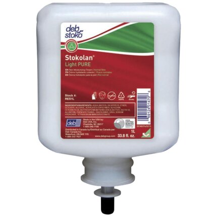 Deb håndcreme Stokolan Light Pure, 6 × 1 ltr