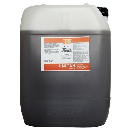 Unican L-24 kraftig kædeolie 20ltr Unican L-24 kraftig kædeolie 20ltr