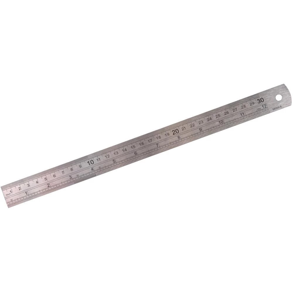 Stållineal tommer/millimeter 600mm Stållineal tommer/millimeter 600mm