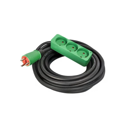 Kabelsæt 25m neopren m/jord 3×1,5mm2 16A 230V