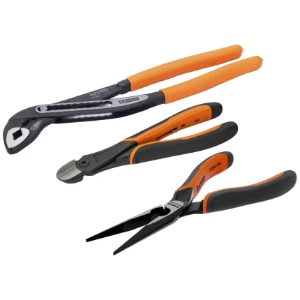 Tangsæt nr. 3 m/vandpumpe-, spids- og sidebidetang