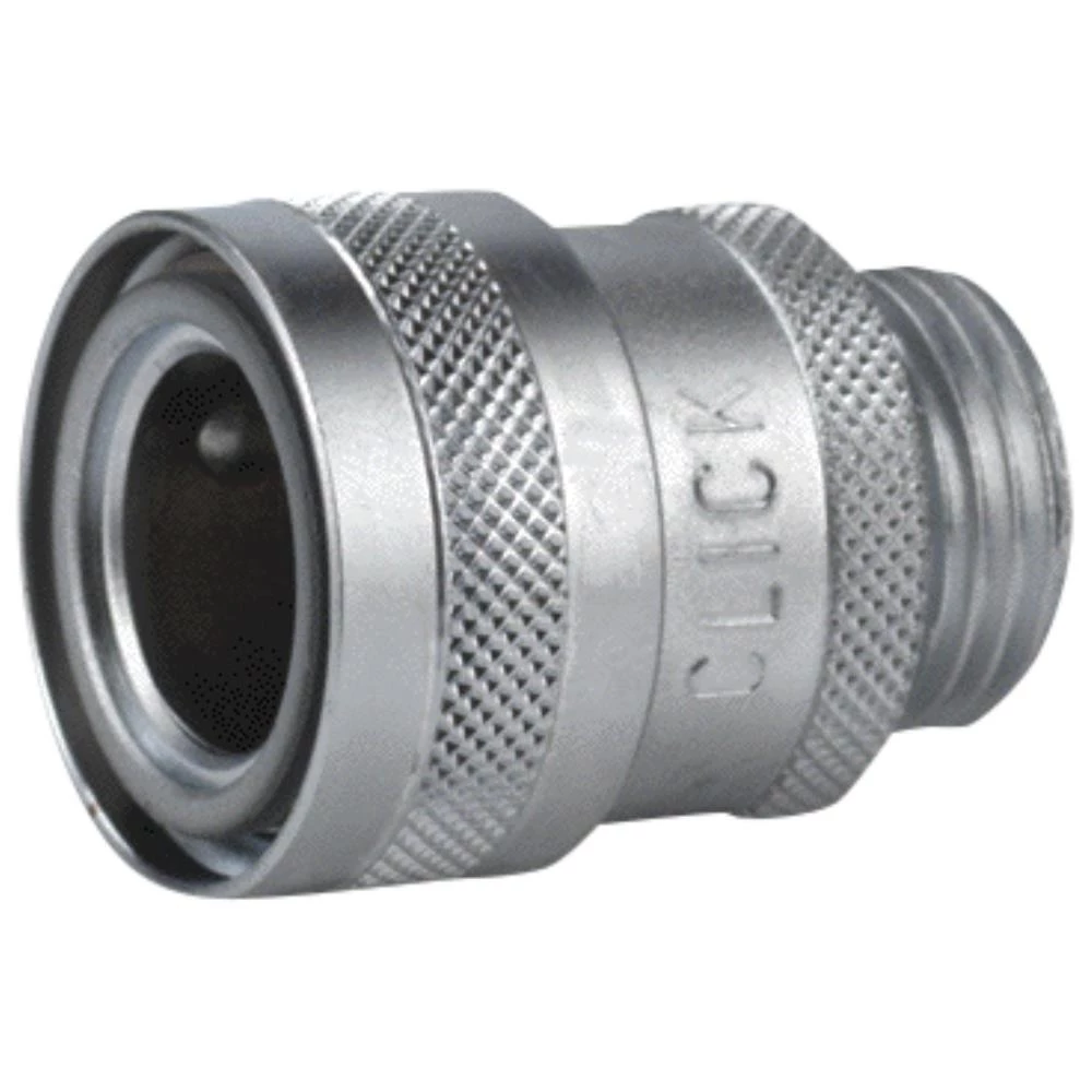 Click 1/2″ koblingshus m/1/2″ gevindnippel Click 1/2″ koblingshus m/1/2″ gevindnippel