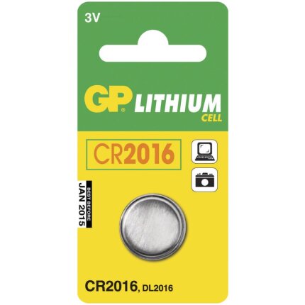 Knapbatteri CR 2016 3V