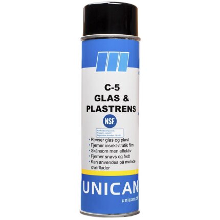 Unican C-5 glas- og plastrens 500ml Unican C-5 glas- og plastrens 500ml