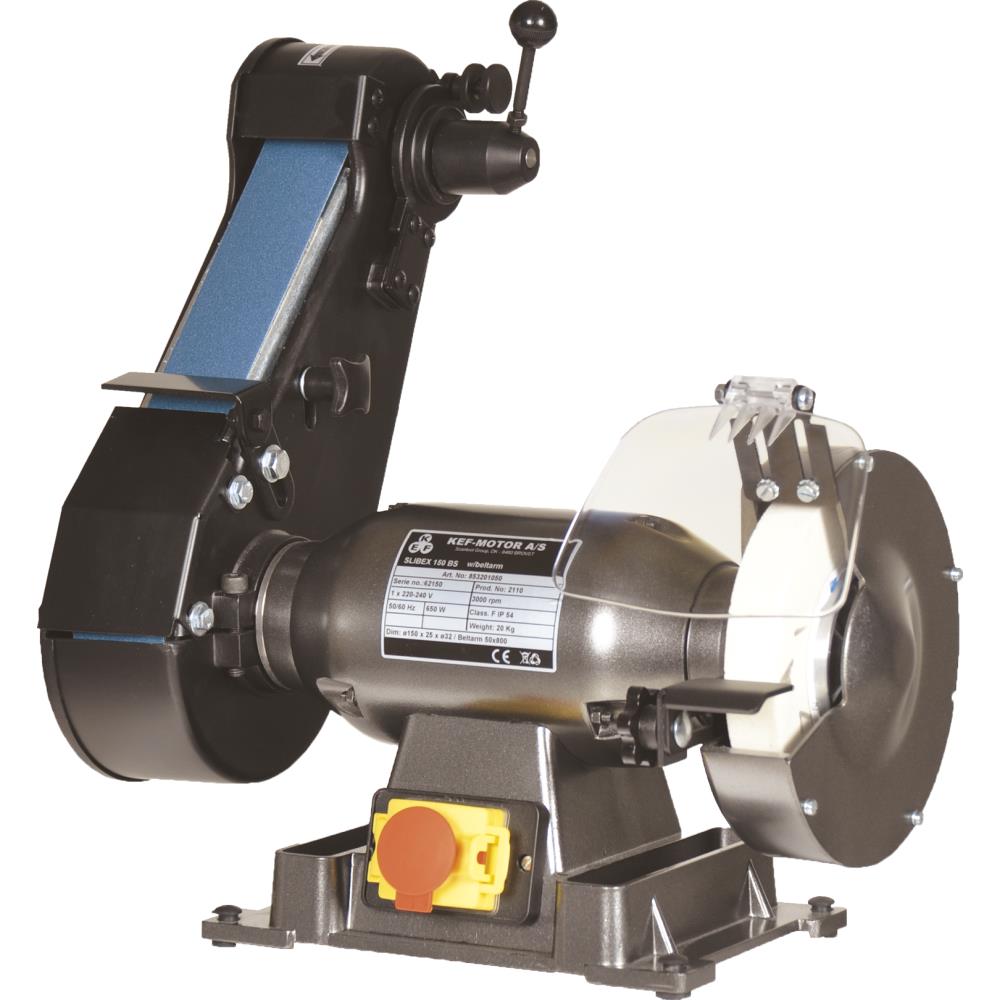 Dobbeltsliber bænkmodel Slibex 200B bånd/EK60 Dobbeltsliber bænkmodel Slibex 200B bånd/EK60