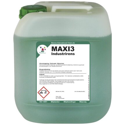Maxi3 Industrirens grovrengøringsmiddel 20 ltr