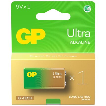 Batteri Ultra Alkaline 1604A/6LF22 9V