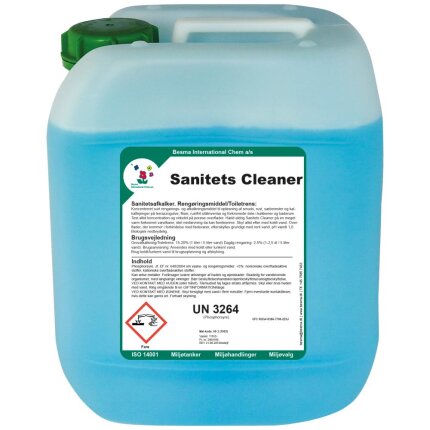 Sanitets Cleaner afkalker/rengøringsmiddel 20 ltr