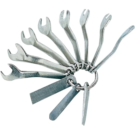 Gaffelnøglesæt 8 dele magnet, 3280M