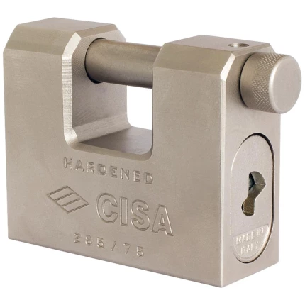 Cisa containerhængelås 75mm 2 ngl/lås enslukkende