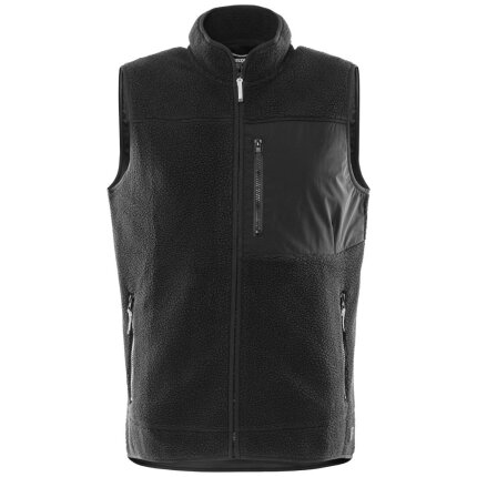Argon vest blød microfleece sort