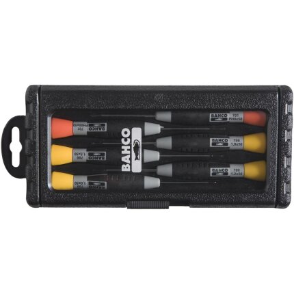 Præcisionsskruetrækkersæt kærv/PH, 6 dele