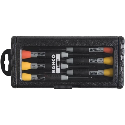 Præcisionsskruetrækkersæt kærv/PH, 6 dele