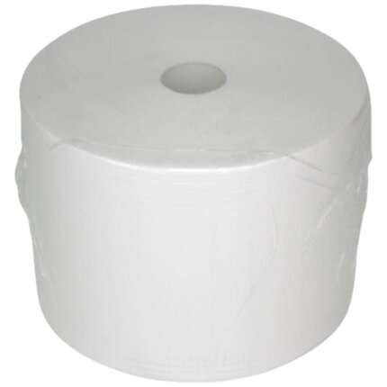 Aftørringspapir blå industrirulle 2-lag 37cm×380m