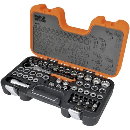 Topnøglesæt mm gennemstikstop.S530T