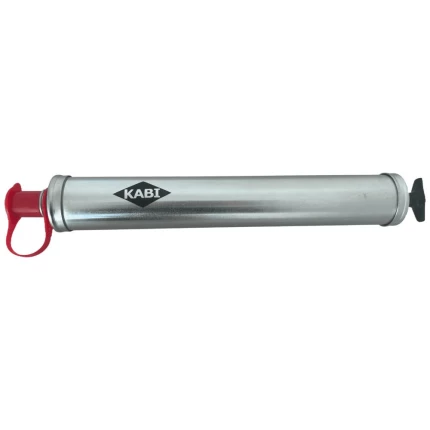 Påfyldningsprøjte m/studs og rød hætte