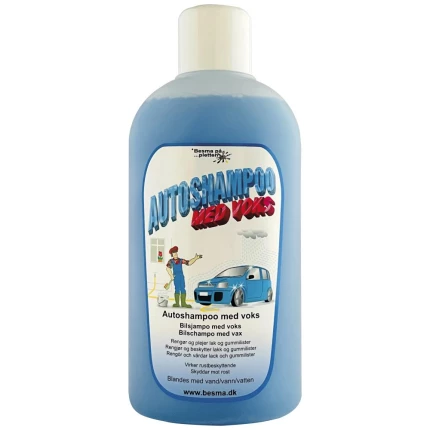 Autoshampoo m/voks 1 ltr