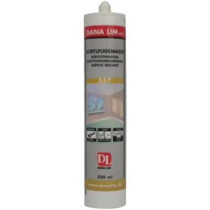 Danalim Acrylfugemasse 557 hvid 300 ml