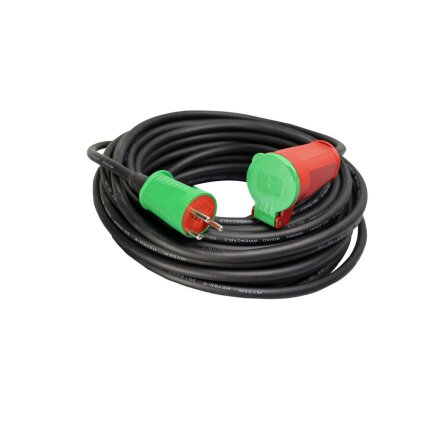Kabelsæt 15m neopren m/jord 3×1,5mm² 16A 230V