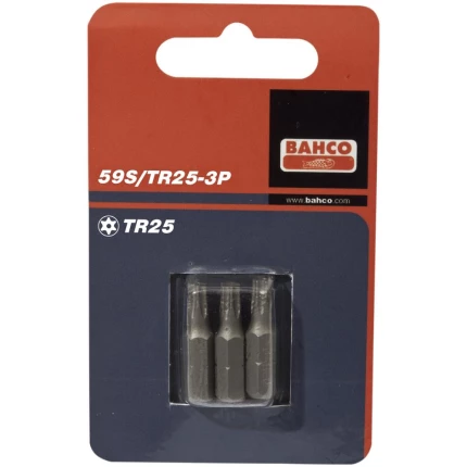 Bits 1/4″ TR40×25 mm pk/3
