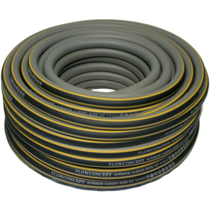 Flowconcept vandslange grå/orange 1/2″ × 50 mtr